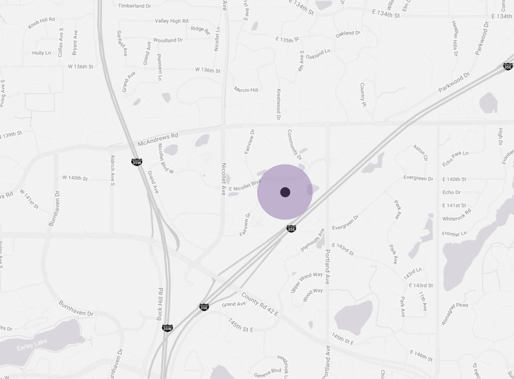 Map of Burnsville Location